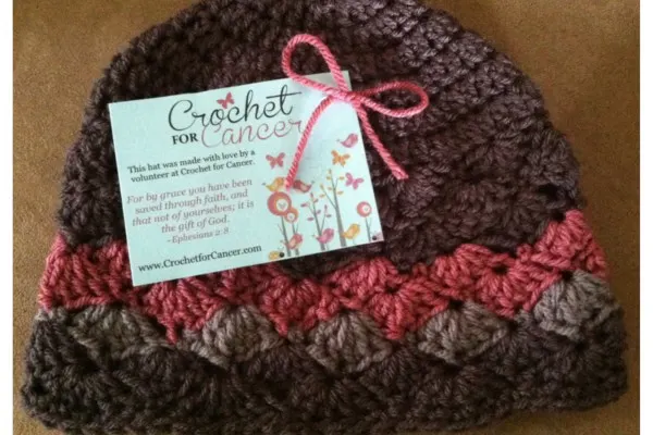 Crochet for Cancer chemo cap http://www.itchinforsomestitchin.com