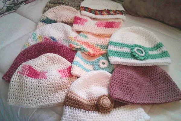 Crochet for Cancer chemo caps http://www.itchinforsomestitchin.com