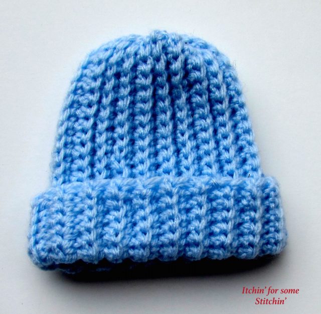 crochet baby beanie