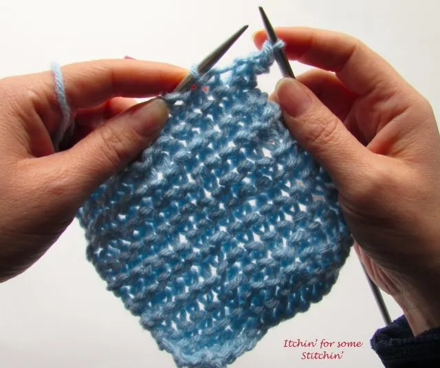How to Bind Off in Knitting Step 3b by Itchin' for some Stitchin'