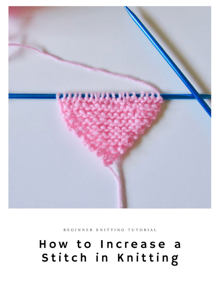 Knitting: How to Add a Stitch in Just Two Simple Steps