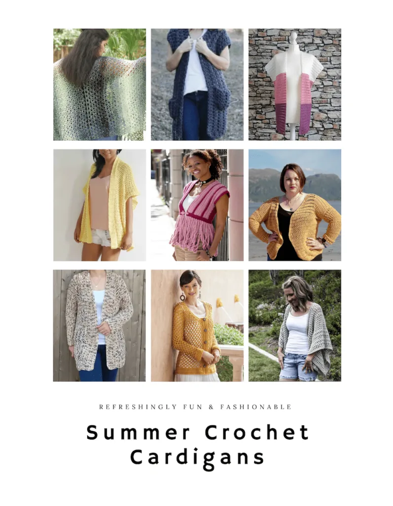 Lucky Brand Crochet Cardigan in Natural
