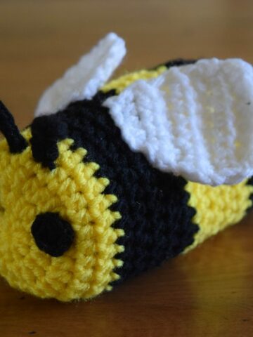 Bee Sunglass Case by The Crafter Life shared on www.itchinforsomestitchin.com