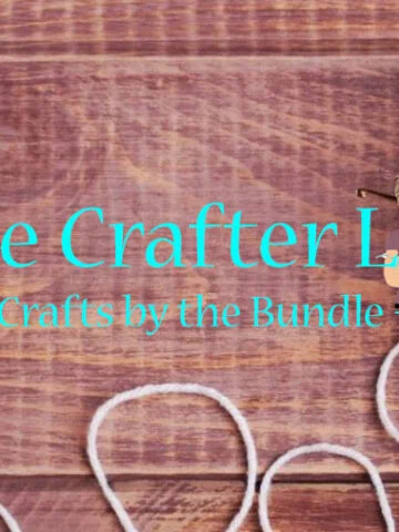 The Crafter Life Logo for www.itchinforsomestitchin.com