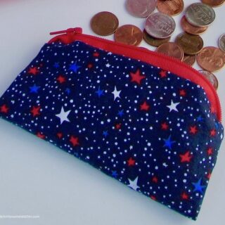 Red, White, and Blue coin purse by itchinforsomestitchin.com