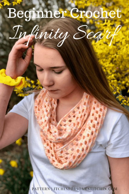 Spring Crochet Scarf Pattern by Itchin' for some Stitcin'