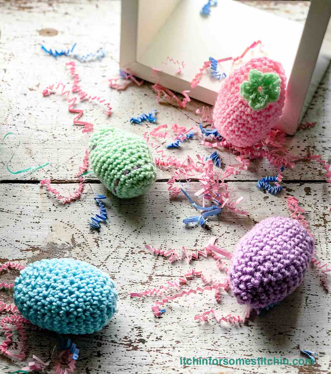 Crochet Easter Eggs by Itchin' for some Stitchin'