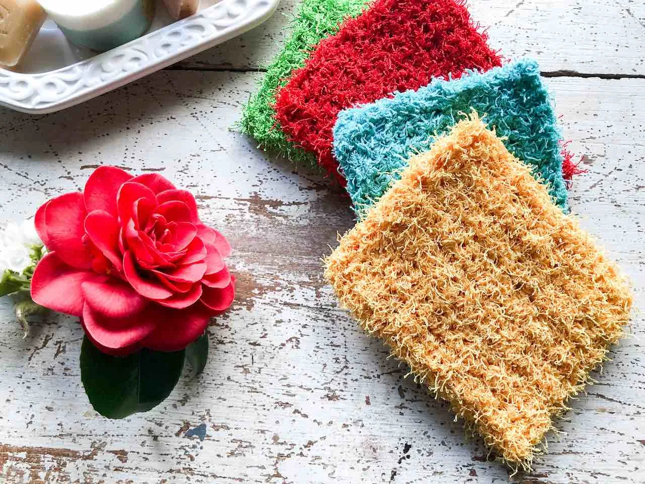 Big Thick Crochet Dish Scrubby Free Pattern