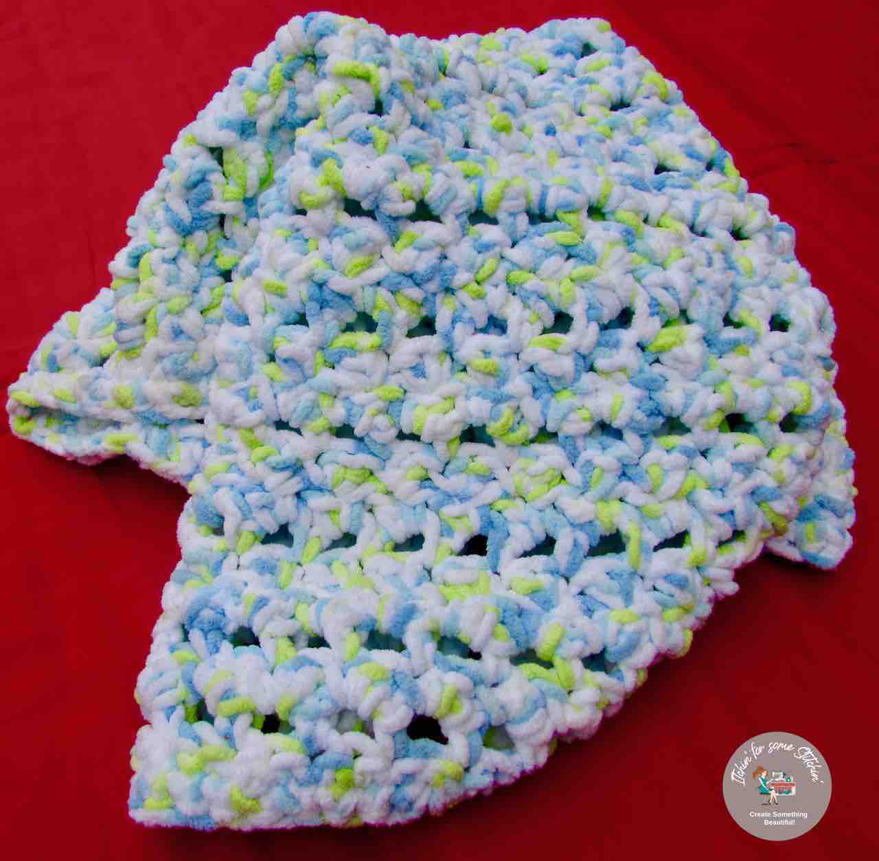 Free Crochet Seed Stitch Baby Blanket Pattern Thick N' Soft Creations