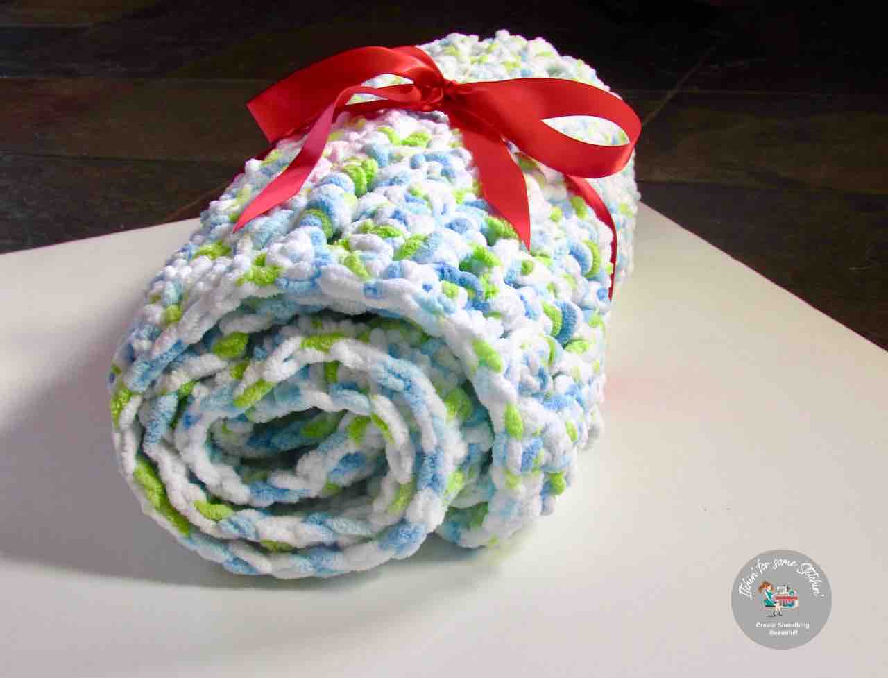 Free Crochet Seed Stitch Baby Blanket Pattern Thick N' Soft Creations