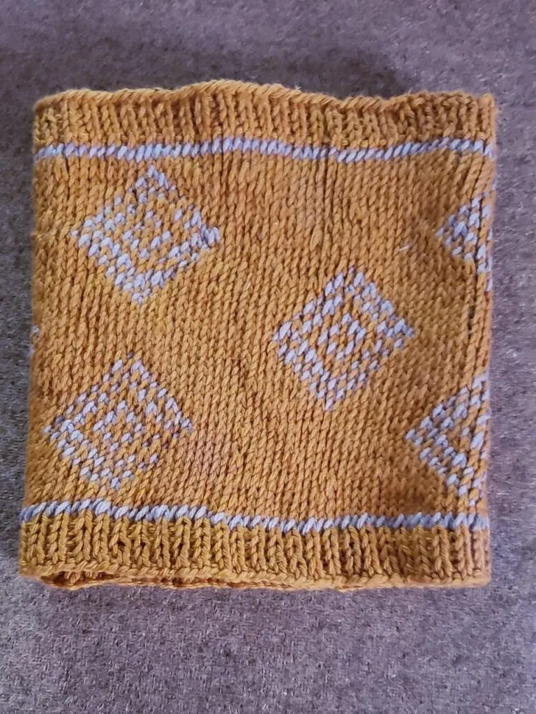 rough knit cowl