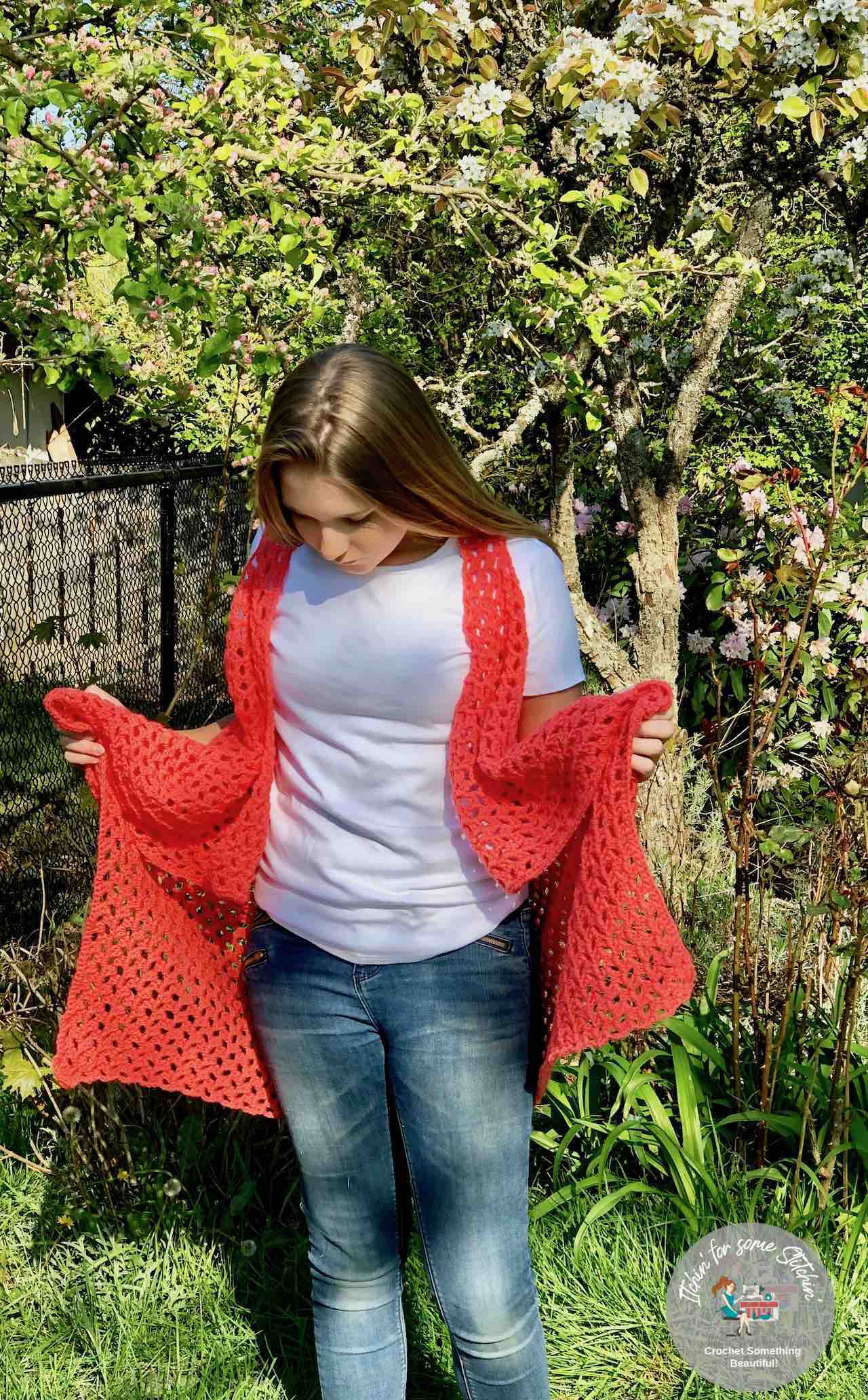 Free Crochet Pattern Spring Into Summer Waterfall Cardigan Stay