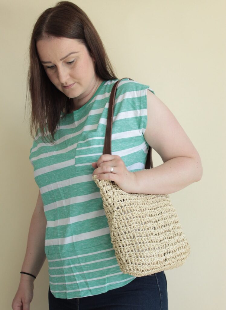 crochet summer raffa bag