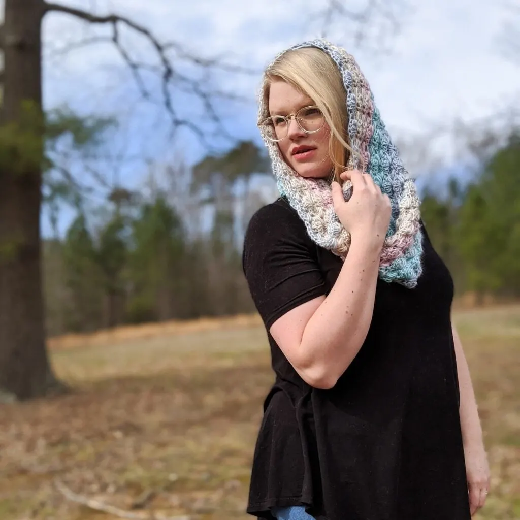 Autumn Lace Crochet Cowl Pattern — Rebekah Haas Crochet