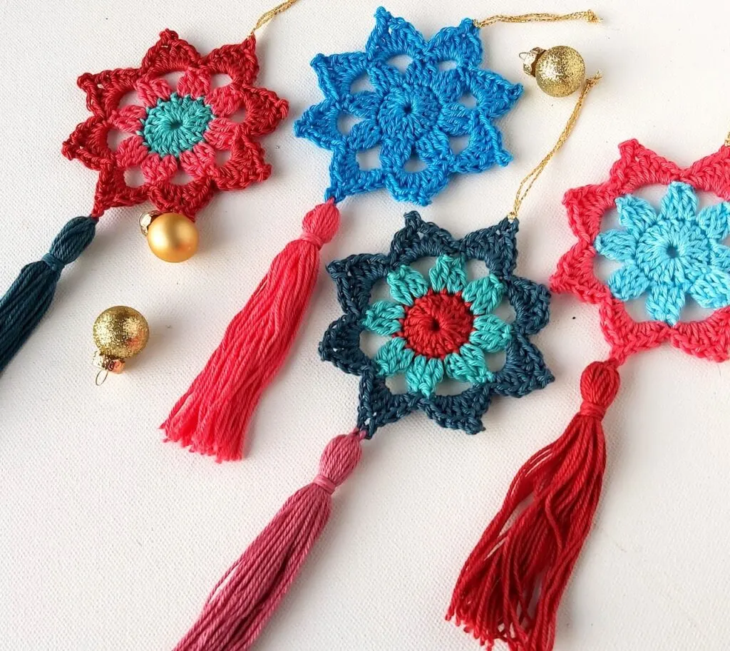 Crochet Tassel Stars