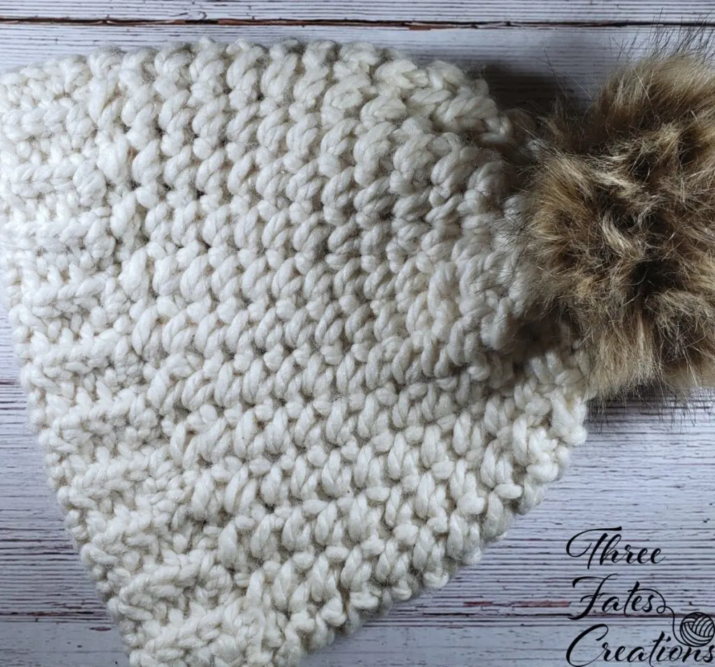 crochet snow day bulky hat