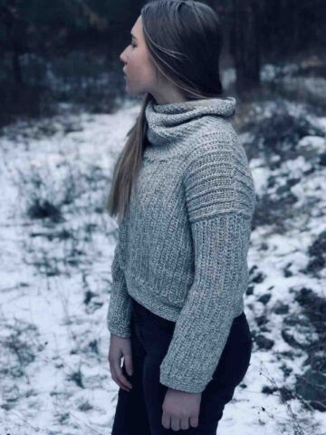 Crochet Turtleneck Free Pattern