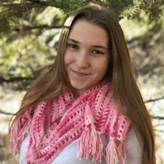 Adia Crochet Triangle Scarf by Itchin' for some Stitchin'