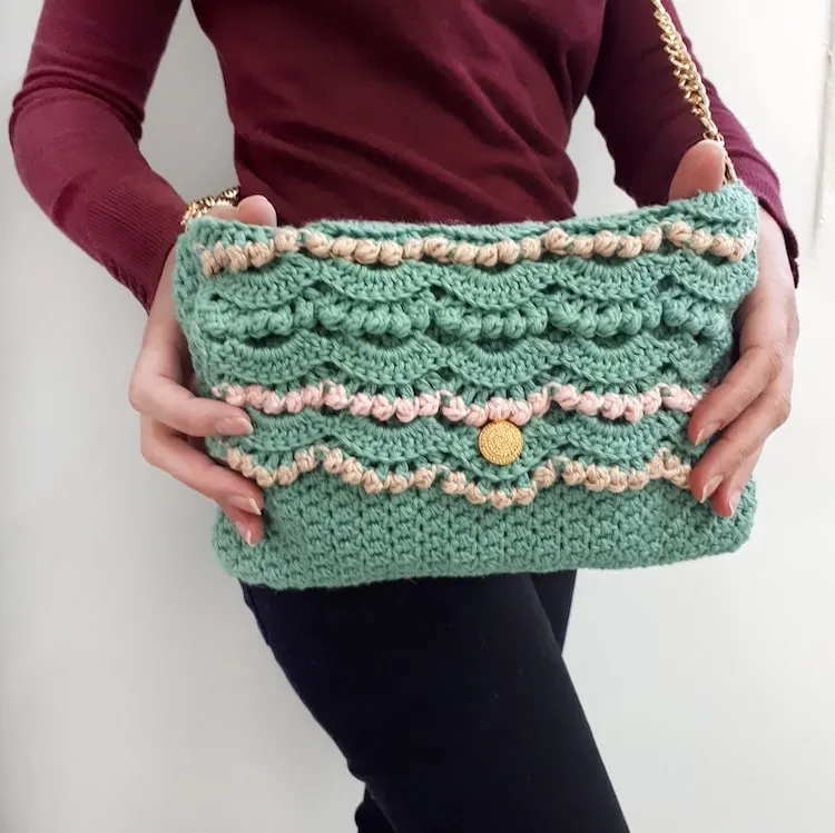 Pearls of the Sea Clutch by Made by Gootie