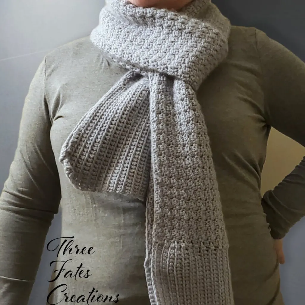 The Cozy Crochet Fall Scarf by Three Fates Creations