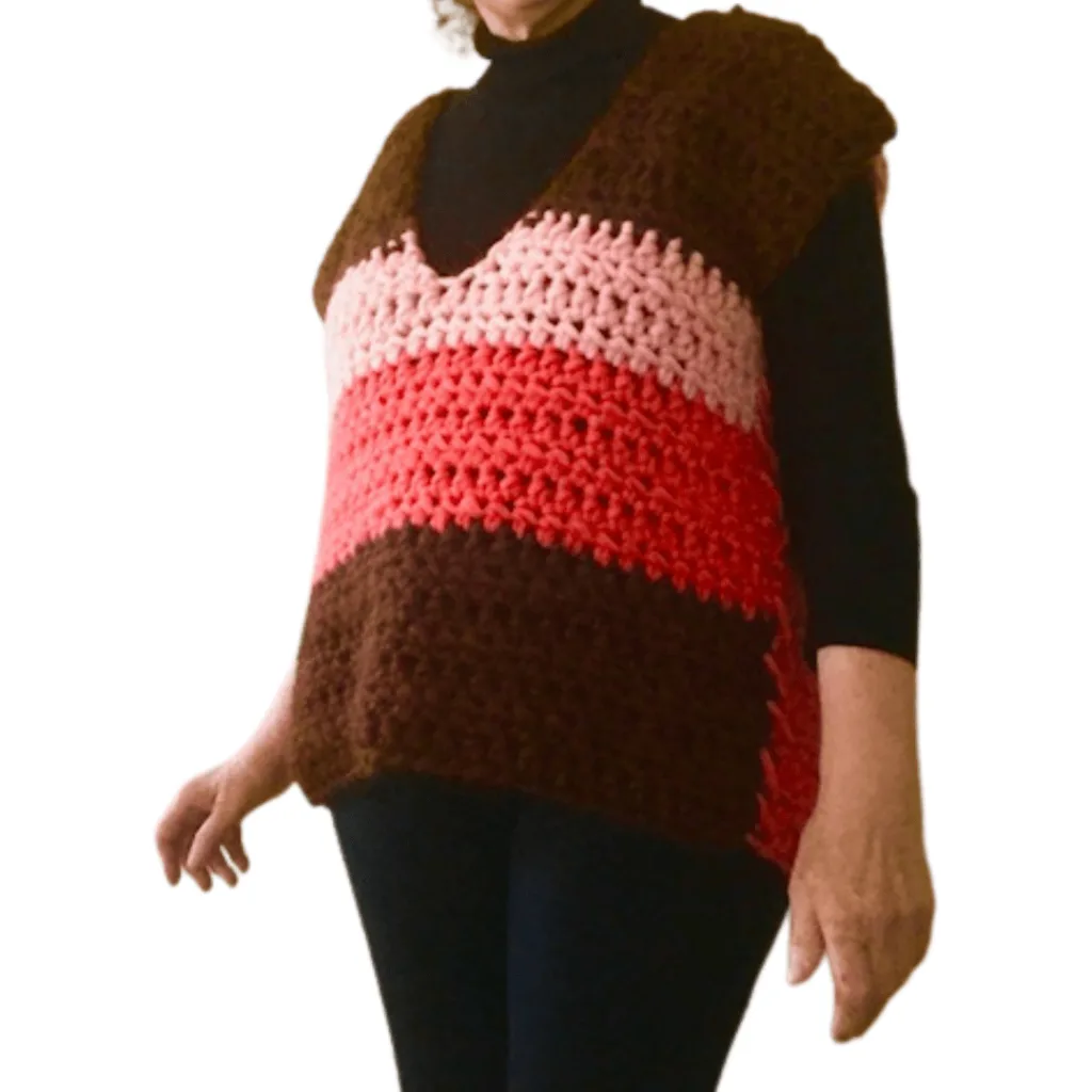 Crochet Sweater Vest Pattern