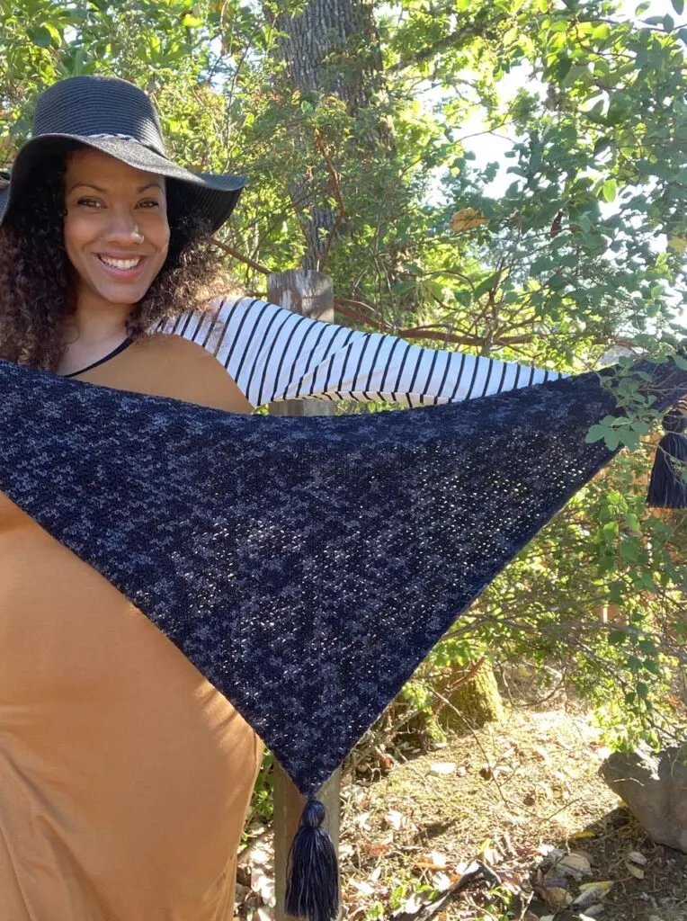 The Raven Crochet Shawl by Crafting for Weeks