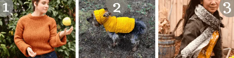 Other Crochet Patterns I love:  The Cinnamon Spiced Ribbed sweater, Jack's Small Dog Hoodie, the Stepping Stones Unisex Scarf