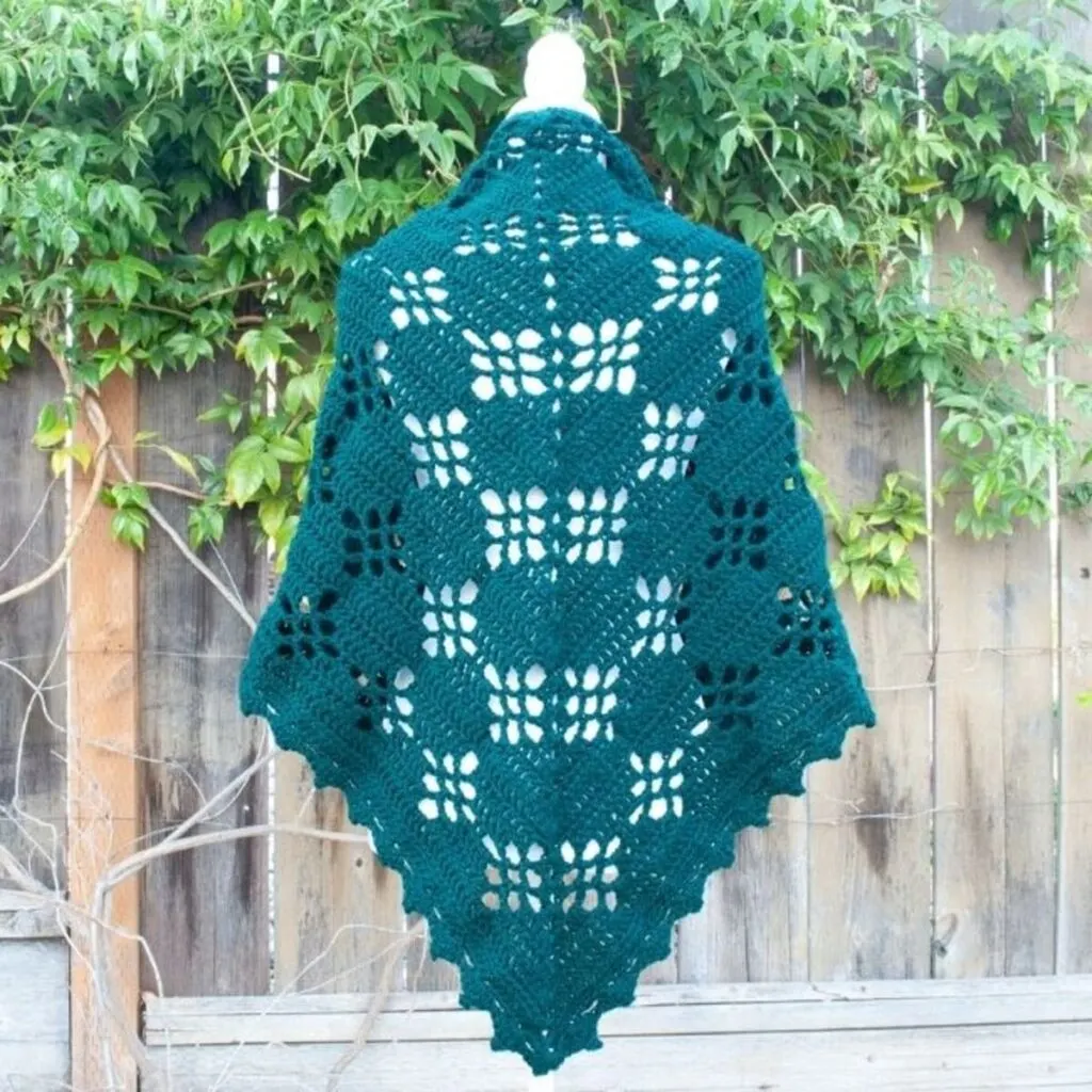 The Ivy Triangle Shawl by Crafting Each Day