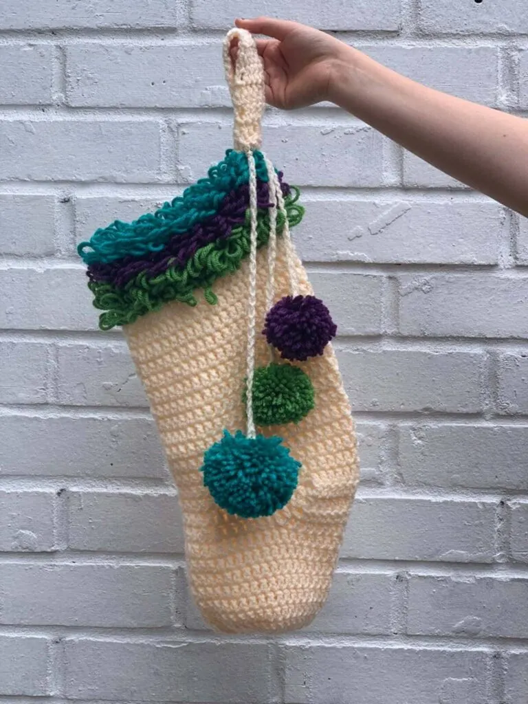 Boho Crochet Christmas Stocking by Hooked on Crochet for You