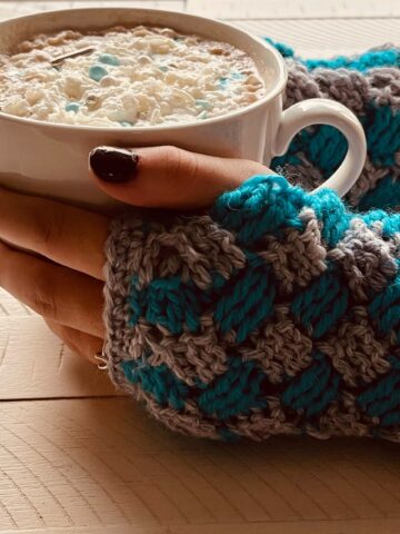 Crochet Fingerless Gloves