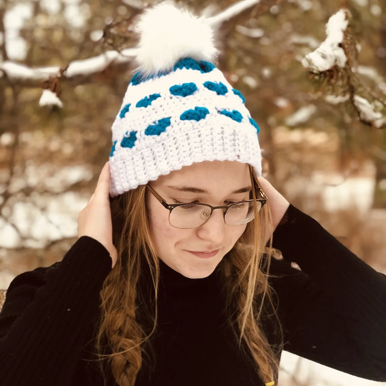 You&rsquo;ll Always Be In My Heart Crochet Beanie