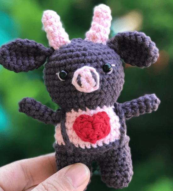 Crochet Amigumuri Bull by Annis Granny