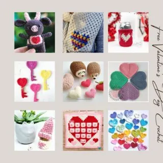 Free Valentines Day Crochet Patterns - Collection complied by Itchin' for some Stitchin'