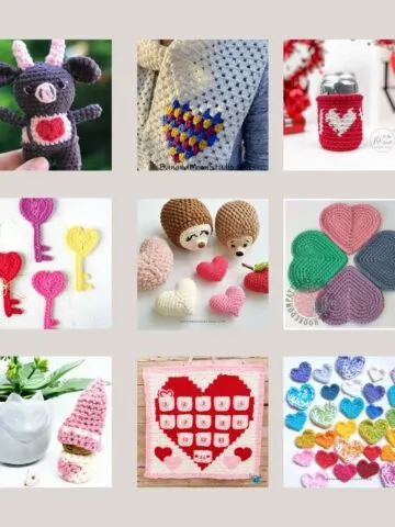 Free Valentines Day Crochet Patterns - Collection complied by Itchin' for some Stitchin'