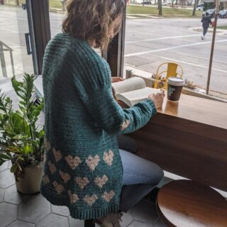 All You Need is Love Crochet Cardigan by Stitch Fast, Die Warm