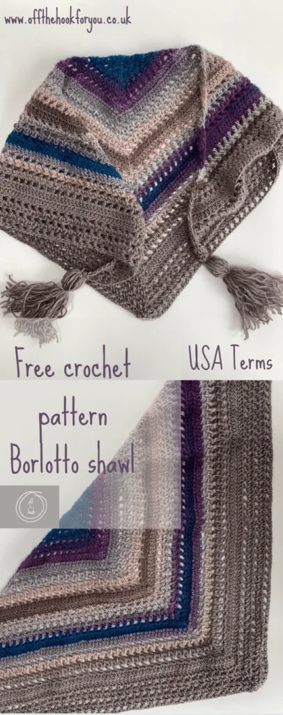 Borlotto Shawl By Off the Hook for you
