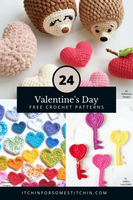 Valentine's Day Free Crochet Patterns - Collection compiled by itchin' for some Stitchin'