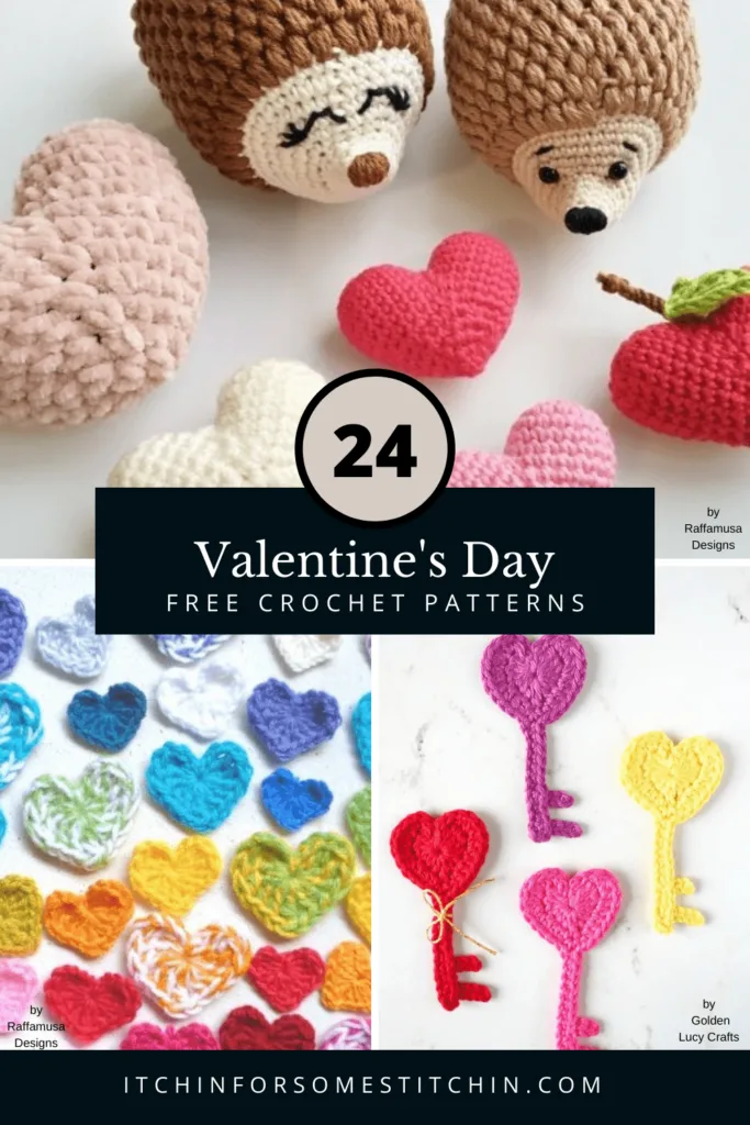 24 Valentine's Day Crochet Patterns {Projects to put a little love on your  hook!}