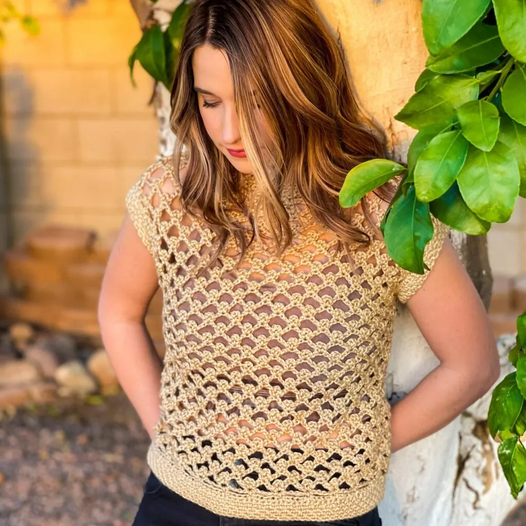 Yeva Lace Crochet Top Pattern by Itchin' for some Stitchin'