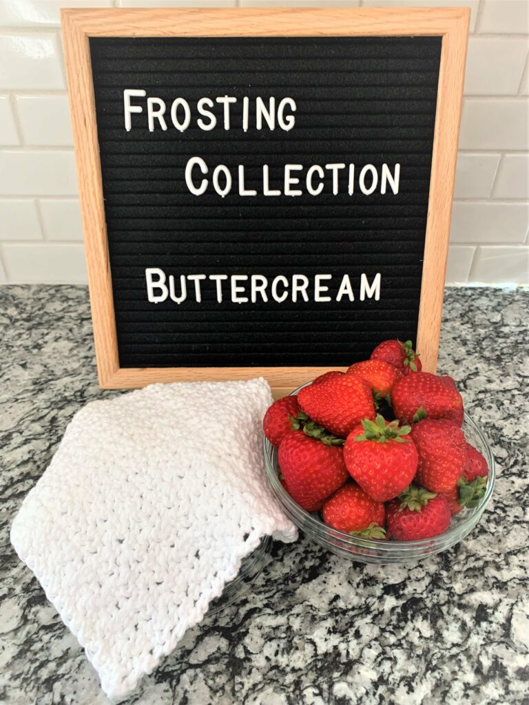 Buttercream Dishcloth by Crochets by Trista