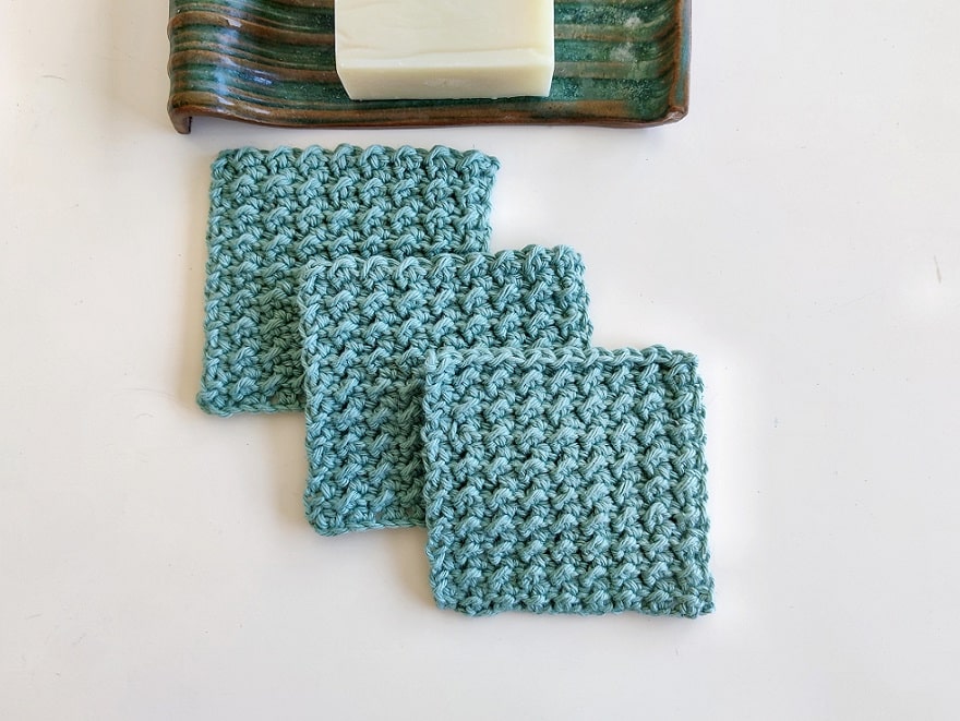 Crunch Stitch Scrubbies by Make by Gootie