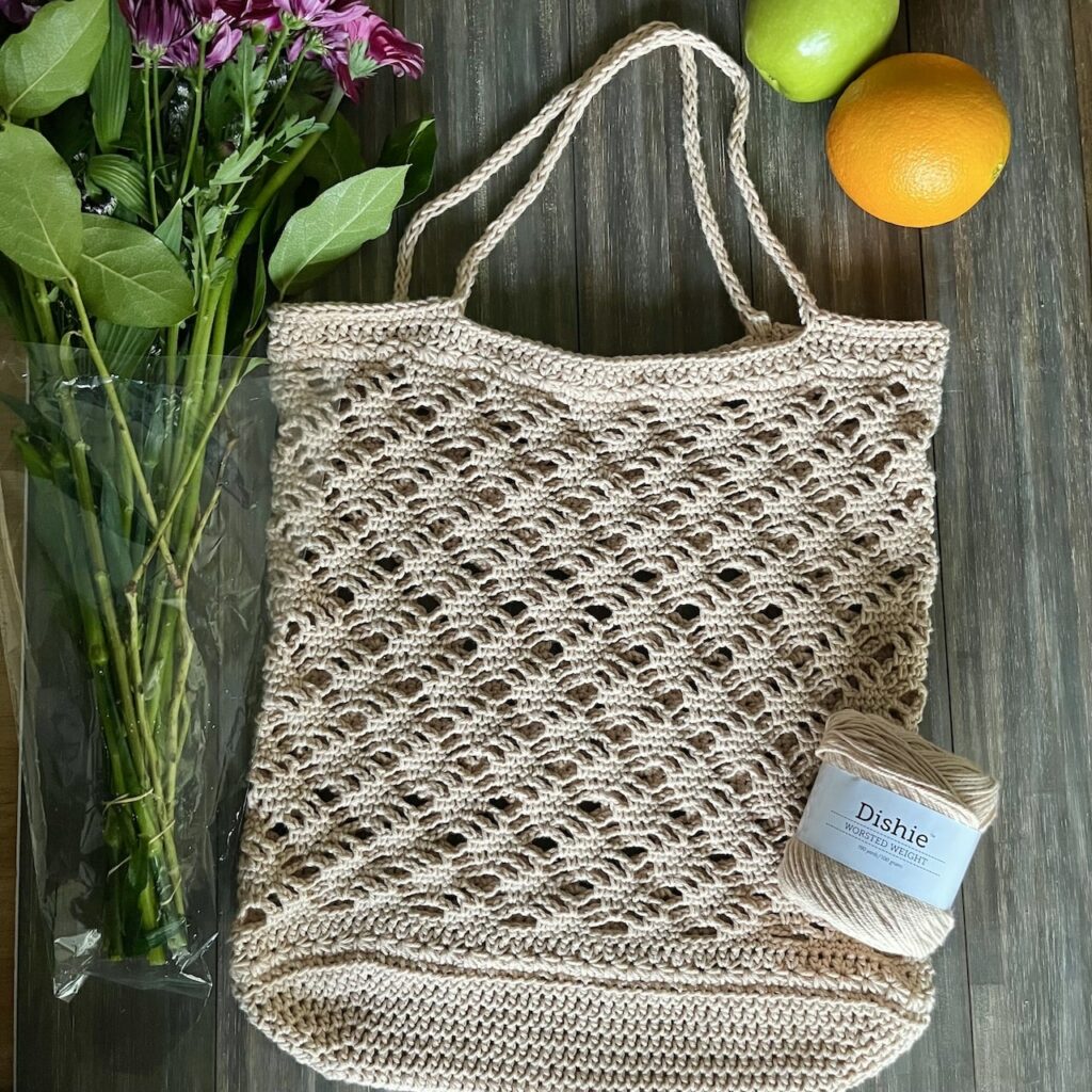 Ocean's Breath Crochet Market Bag by Crafting for Weeks