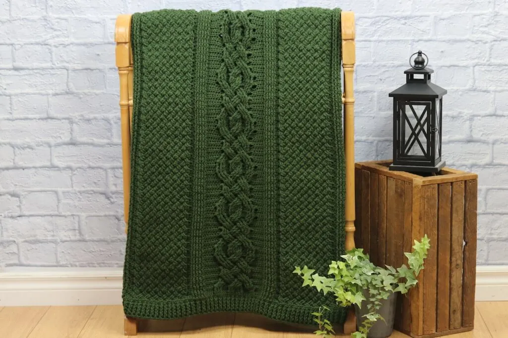 Crochet Throw Blanket Pattern by Rich Textures Crochet