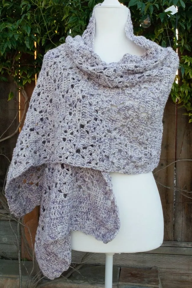 Hyacinth Crochet Wrap by Crafting Each Day
