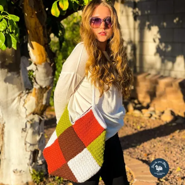 CROCHET PATCH TOTE