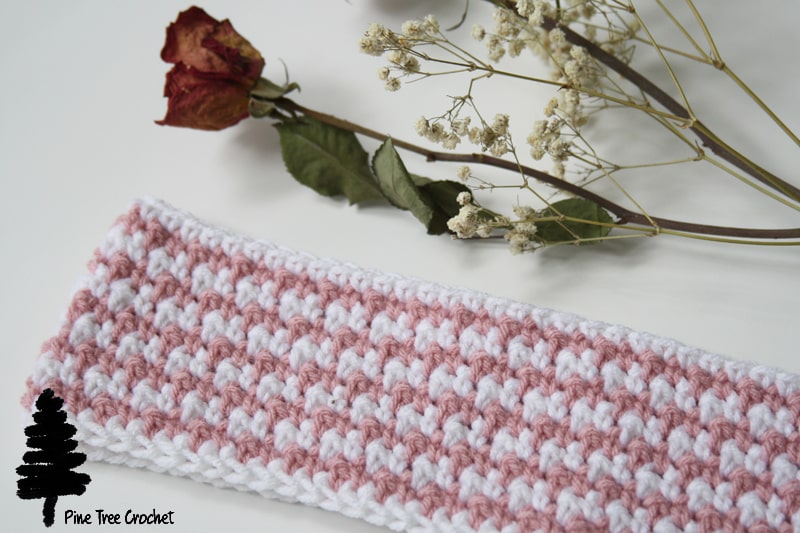 Simple Crochet Headband Pattern by Pine Tree Crochet