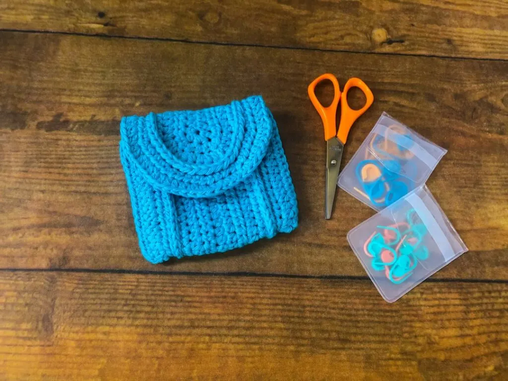 Simple Crochet Cotton Pouch by Creations by Courtney