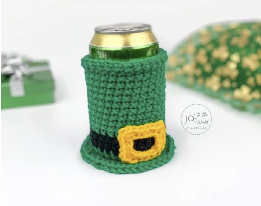 St. Patrick's Day Can Cozy By Jo to the World