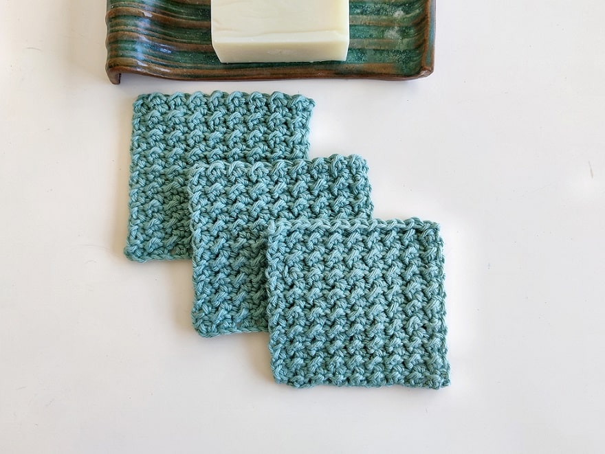 Crunch Stitch Washcloth By Made by Gootie