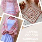 Daphne Floral Lace Crochet Cocoon Cardigan Pattern by Itchin' for some Stitchin'